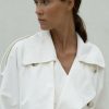 Jackets muuv | Bawelniany Trench Noah Off-White