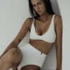 Swimwear muuv | Biustonosz Bralette Waffle Coconut