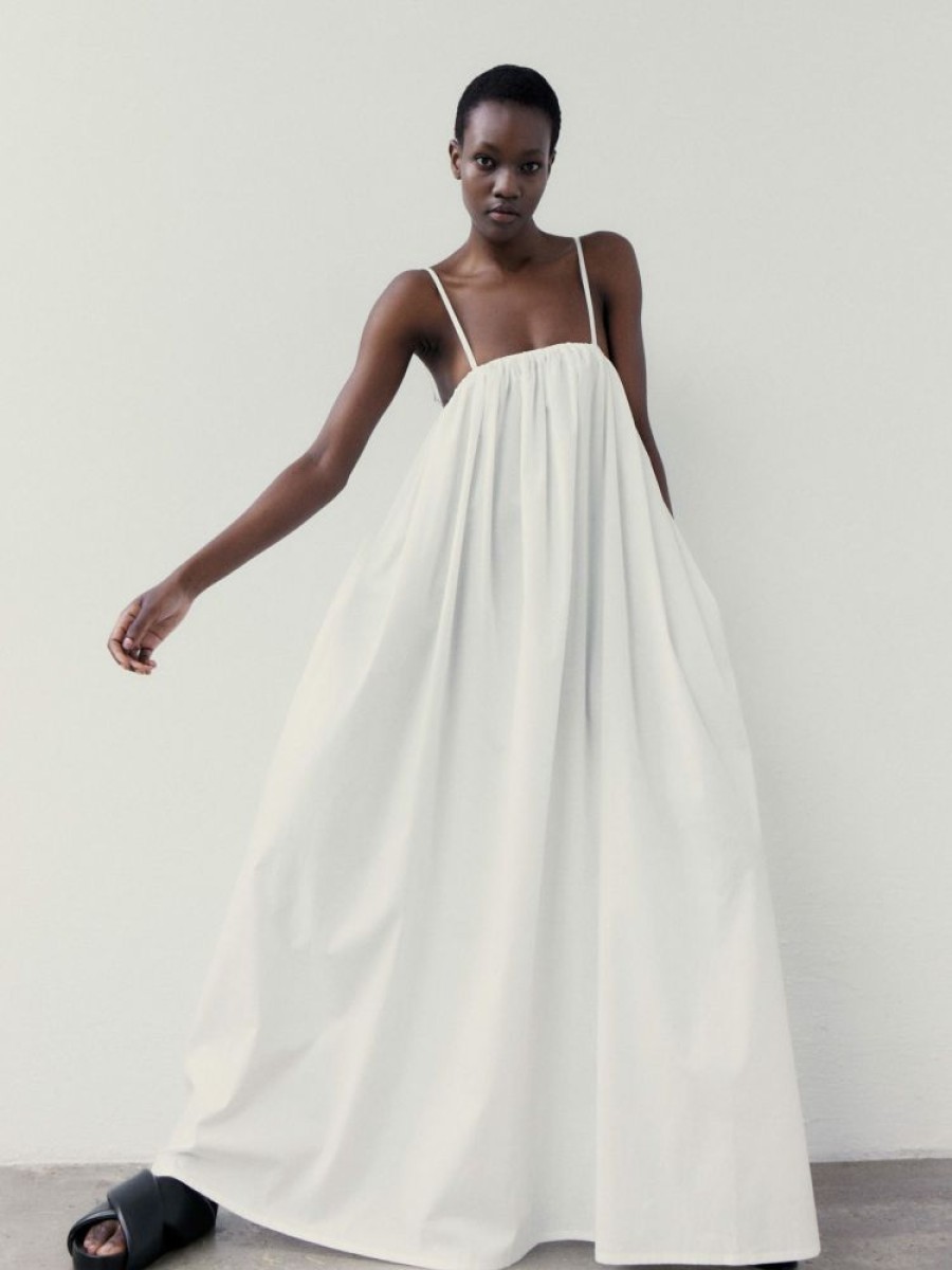 Dresses muuv | Sukienka Dluga Neale Off-White