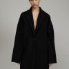 Jackets muuv | Welniany Plaszcz Uptown Girl Black