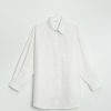 Tops muuv | Bawelniana Koszula Oversize De Base Off-White