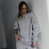 Tops muuv | Bluza Oversize Unisex 1990 Grey