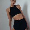 Tops muuv | Top Long Story Short Black