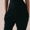 Bottoms muuv | Spodnie Dresowe Boyfriend Subtle Cotton Black