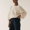 Tops muuv | Sweter Oversize Conscious Stories Off-White