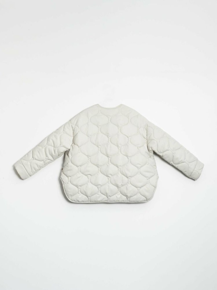 Jackets muuv | Kurtka Oversize Pique Off-White