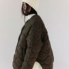 Jackets muuv | Kurtka Oversize Pique Milk Chocolate