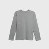 Tops muuv | Longsleeve Basic Grey